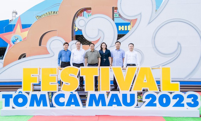 Festival Tôm Cà Mau và Diễn đàn kết nối sản phẩm OCOP, ĐBSCL năm 2023 với chủ đề &quot;Tôm Cà Mau 2023 - Tự hào thương hiệu Việt&quot;.