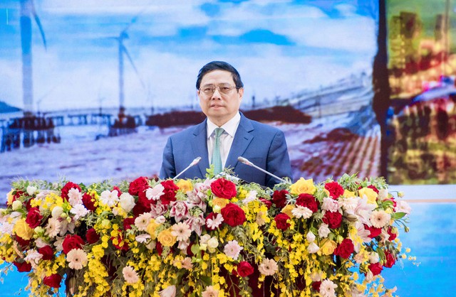 Ủy viên Bộ Chính trị - Thủ tướng Chính phủ Phạm Minh Chính phát biểu chỉ đạo tại hội nghị.