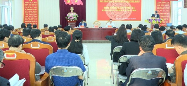 Thanh Hóa: Huyện ủy Thọ Xuân triển khai nhiệm vụ 2024- Ảnh 1.