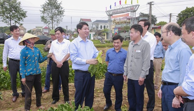 Phó Chủ tịch UBND tỉnh Lê Đức Giang thăm các mô hình sản xuất nông nghiệp tại Hậu Lộc và Hoằng Hóa - Ảnh 5.