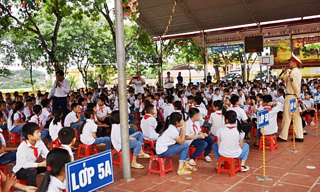 Bắc Giang: Tuyên truyền, giáo dục về ATGT tại trường học được đẩy mạnh - Ảnh 1.