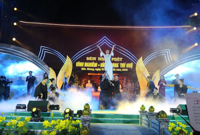 Bắc Giang: Lan toả triết lý đạo Phật tại Đêm nhạc Phật chùa Vĩnh Nghiêm - Ảnh 1.