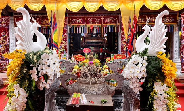 Đại lễ rước sắc và yên vị Long ngai Thành Hoàng làng Ngô Sài - Ảnh 5.