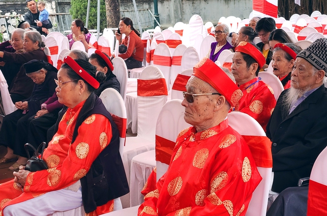 Đại lễ rước sắc và yên vị Long ngai Thành Hoàng làng Ngô Sài - Ảnh 9.