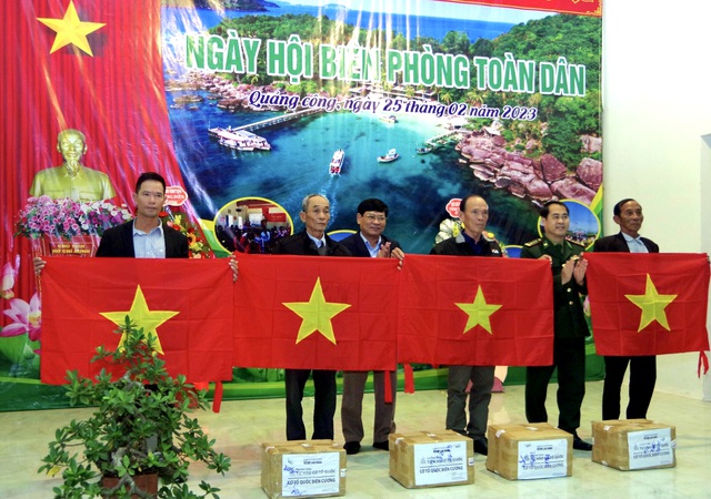 Nhiều hoạt động thiết thực tại Ngày hội Biên phòng toàn dân xã Quảng Công - Ảnh 2.