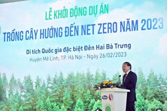 Dự án trồng cây hướng đến Net Zero Cảbon của Vinamilk và Bộ Tài nguyên và môi trường chính thức khởi động tại Hà Nội - Ảnh 4.