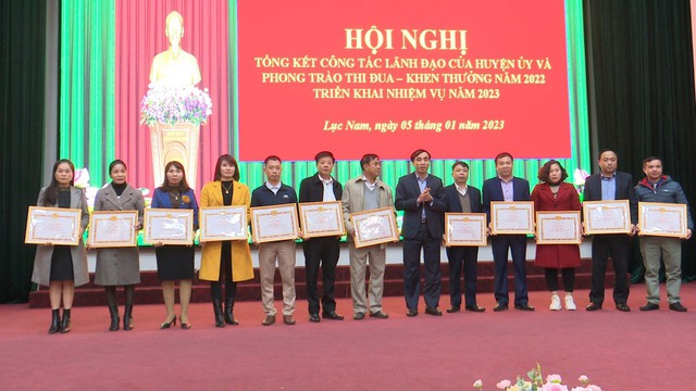 Huyện Lục Nam (Bắc Giang): Một năm kinh tế, xã hội nhiều khởi sắc - Ảnh 5.