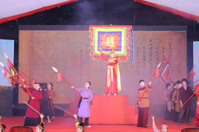 Thanh Hóa: Lễ hội Đền Bà Triệu đón nhận Di sản văn hóa phi vật thể quốc gia - Ảnh 3.