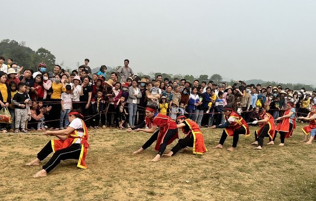 Kéo co một trò chơi dân gian được tổ chức sôi nổi tại xã Triệu Lộc (Hậu Lộc) - Ảnh 2.