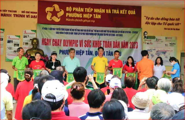 Quận Tân Phú: Tổ chức Ngày chạy Olympic vì sức khỏe toàn dân năm 2023 
 - Ảnh 1.