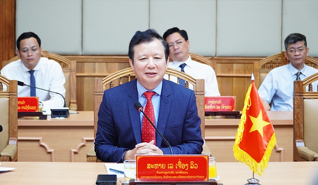Thừa Thiên Huế: Lãnh đạo tỉnh tiếp, làm việc với đoàn đại biểu cấp cao tỉnh Attapu, CHDCND Lào - Ảnh 2.
