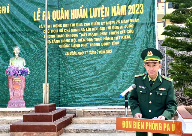 BĐBP tỉnh Lai Châu phát động thi đua ra quân huấn luyện năm 2023 - Ảnh 5.