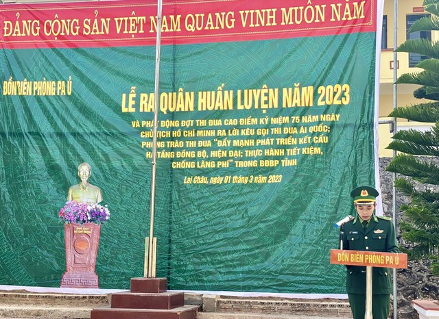 BĐBP tỉnh Lai Châu phát động thi đua ra quân huấn luyện năm 2023 - Ảnh 7.