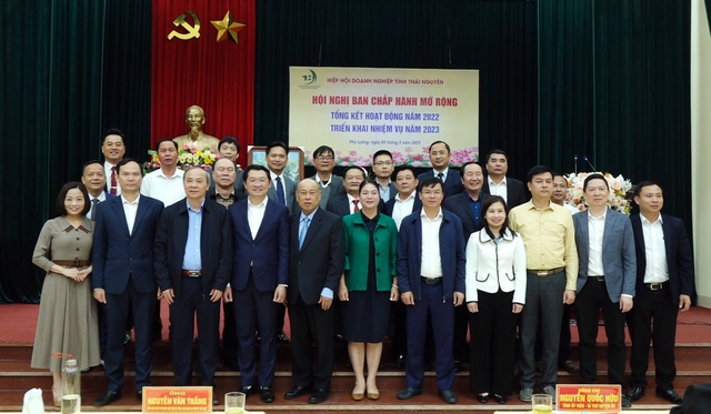 Hiệp hội Doanh nghiệp tỉnh Thái Nguyên tổ chức Hội nghị Ban Chấp hành mở rộng năm 2023 - Ảnh 3.