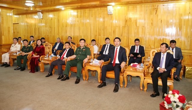 Đoàn đại biểu cấp cao tỉnh Thanh Hóa thăm, chúc tết truyền thống Bunpimay tại tỉnh Hủa Phăn, Lào - Ảnh 2.