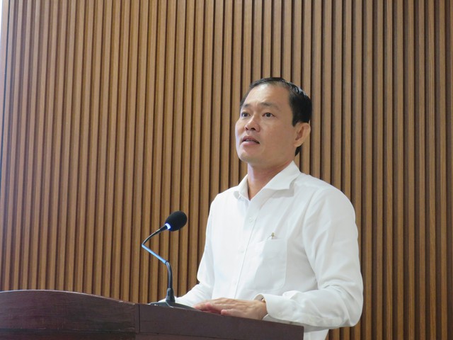 Tiến sĩ Ngô Anh Tín – Giám đốc Sở KH-CN TP.Cần Thơ, phát biểu tại hội thảo.
