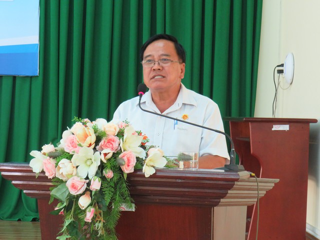 Ông Nguyễn Thanh Xuân - Chủ tịch Hội Khuyến học TP. Cần Thơ, đề nghị giải pháp để nâng cao chất lượng hoạt động của TTHTCĐ
