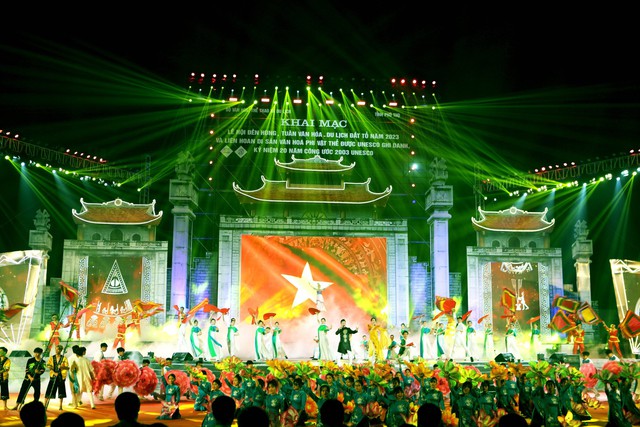 Phú Thọ: Khai mạc Lễ hội Đền Hùng 2023, tuần văn hóa du lịch Đất Tổ và Liên hoan văn hóa di sản phi vật thể, 20 năm công ước Unesco - Ảnh 4.