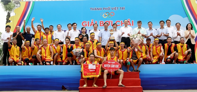 Phú Thọ: Giải bơi chải mở rộng TP Việt Trì thành công tốt đẹp - Ảnh 4.
