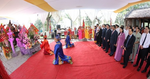 Huyện Thọ Xuân: Tổ chức Lễ hội Đền thờ Lê Hoàn và đón nhận Di sản văn hóa phi vật thể quốc gia - Ảnh 3.