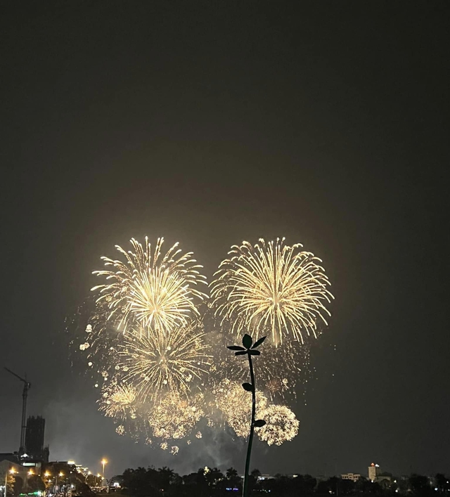 Phú Thọ: Người dân mãn nhãn với màn trình diễn pháo hoa dịp Giỗ Tổ Hùng Vương 2023 - Ảnh 3.