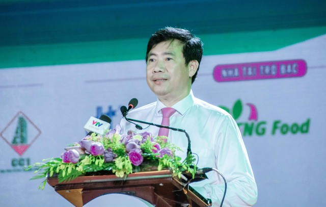 Ông Phạm Thiện Nghĩa, Chủ tịch UBND tỉnh Đồng Tháp phát biểu khai mạc Lễ hội Xoài Đồng Tháp năm 2023.