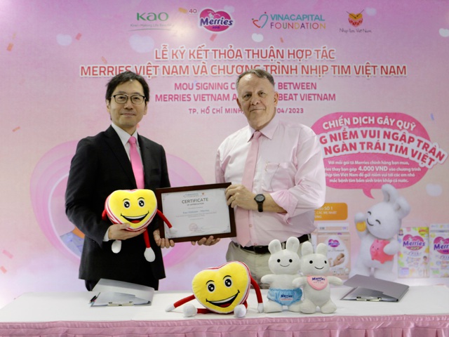 Merries và Nhịp tim Việt Nam khởi động chiến dịch gây quỹ hỗ trợ trẻ em có hoàn cảnh khó khăn mắc bệnh tim  - Ảnh 1.