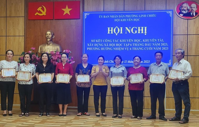 Phường Linh Chiểu - TP. Thủ Đức: Hội nghị Sơ kết công tác Khuyến học, Khuyến tài, Xây dựng Xã hội học tập 6 tháng đầu năm 2023 - Ảnh 2.