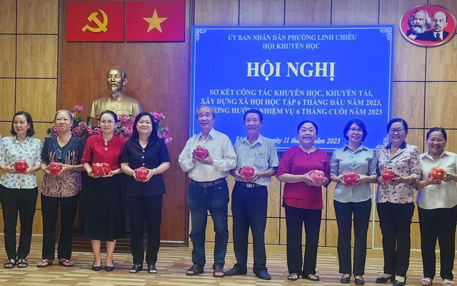 Phường Linh Chiểu - TP. Thủ Đức: Hội nghị Sơ kết công tác Khuyến học, Khuyến tài, Xây dựng Xã hội học tập 6 tháng đầu năm 2023 - Ảnh 1.