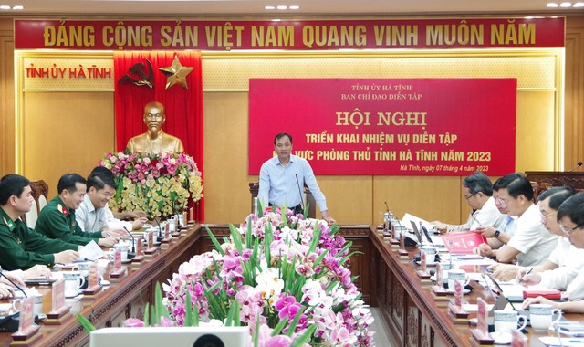 Hà Tĩnh: Huyện Vũ Quang sẽ diễn tập khu vực phòng thủ vào đầu tháng 8. - Ảnh 1.