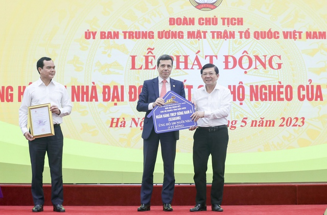 SeABank ủng hộ 100 nhà Đại đoàn kết tổng trị giá 5 tỷ đồng cho hộ nghèo tỉnh Điện Biên - Ảnh 1.