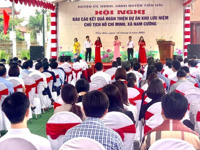 Thái Bình: Khánh thành nhà truyền thống tại khu lưu niệm Chủ tịch Hồ Chí Minh Xã Nam Cường - huyện Tiền Hải - Ảnh 1.