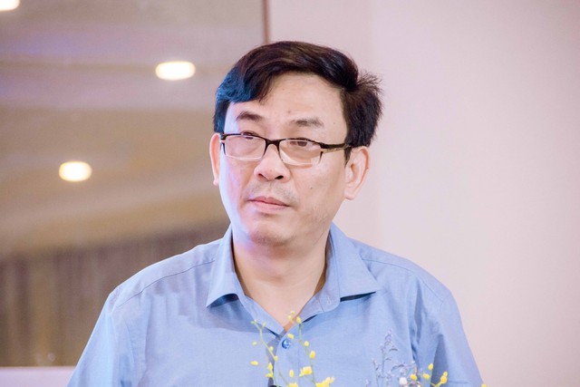 Ông Đặng Tiến Hùng - Phó Chánh Văn phòng Điều phối Chương trình mục tiêu quốc gia phát triển kinh tế - xã hội vùng đồng bào dân tộc thiểu số và miền núi giai đoạn 2021-2030 phát biểu tại Hội nghị.