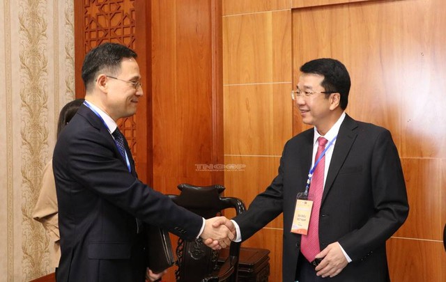 Lãnh đạo tỉnh Thái Nguyên làm việc với đại diện các doanh nghiệp Hàn Quốc - Ảnh 1.