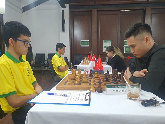 Giải cờ vua quốc tế Hà Nội 2023 thu hút kỳ thủ từ 10 quốc gia - Ảnh 1.