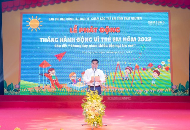 Thái Nguyên: Phát động tháng hành động vì trẻ em năm 2023 - Ảnh 1.