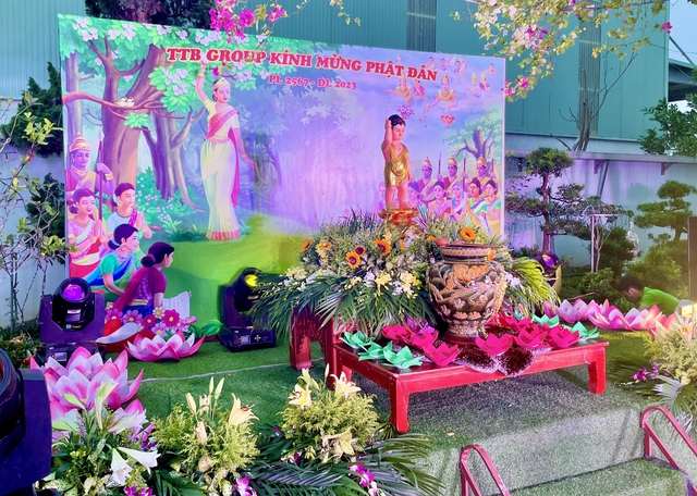 Thái Bình: TTB Group tổ chức đại lễ Phật đản - VESAK phật lịch 2567 - dương lịch 2023 - Ảnh 1.