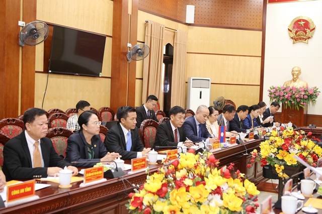 Thanh Hóa: Tiếp Đoàn cấp cao Bộ Nội vụ nước Cộng hòa Dân chủ nhân dân Lào - Ảnh 3.