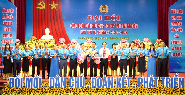 Công đoàn các KCN tỉnh Thái Nguyên: Tổ chức thành công Đại hội lần thứ IV, nhiệm kỳ 2023-2028 - Ảnh 2.