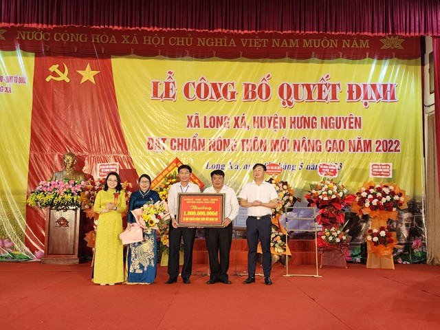 Nghệ An: Xã Long Xá đạt chuẩn Nông thôn mới nâng cao 2022. - Ảnh 5.
