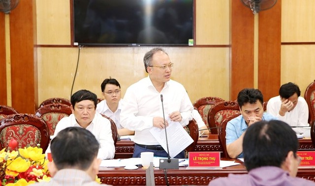 Hội nghị Ban Chỉ đạo nhập huyện Đông Sơn vào thành phố Thanh Hoá - Ảnh 4.