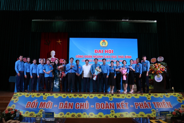 Thái Bình: Đại hội Công đoàn ngành Giáo dục Thái Bình lần thứ XIX - Ảnh 3.