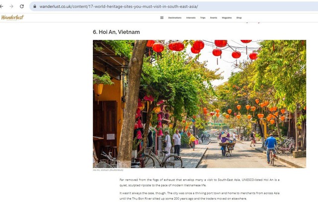 Báo Anh chọn Hội An trong Top 3 di sản UNESCO tuyệt đẹp của Việt Nam - Ảnh 1.
