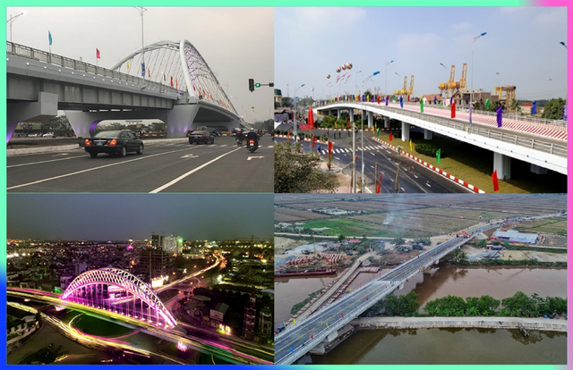 Sự phát triển của Khu đô thị VSIP Thủy Nguyên đã giúp cho TP Hải Phòng phát triển mạnh mẽ kết cấu hạ tầng giao thông.