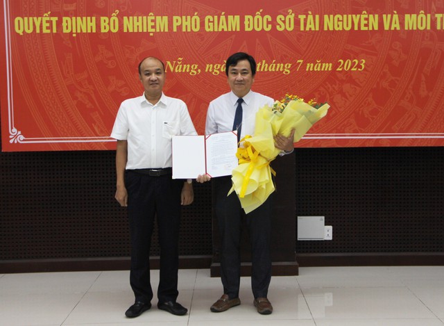 Đà Nẵng có tân Phó Giám đốc Sở Tài nguyên và Môi trường - Ảnh 1.