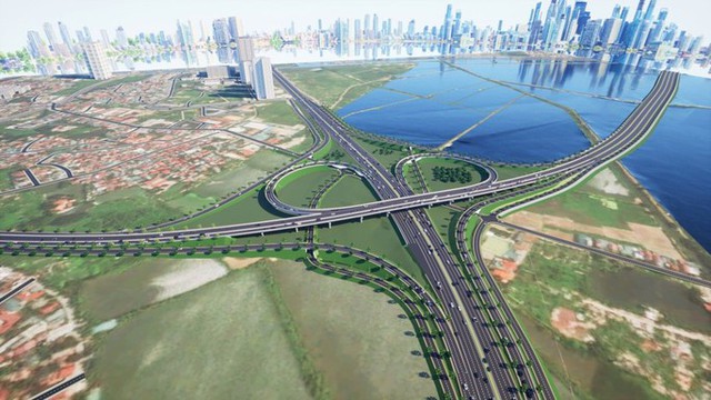 Hà Nội: Khởi công đường 3.200 tỉ đồng giảm tải cho nút giao cao tốc Pháp Vân - Cầu Giẽ - Ảnh 1.