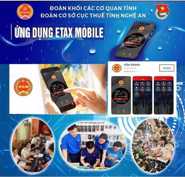 Ngành Thuế tỉnh Nghệ An: Đẩy mạnh triển khai ứng dụng eTax Mobile. - Ảnh 1.