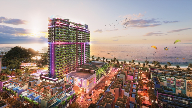 ‏Trung tâm Nghỉ dưỡng Bốn mùa – The Seasons Center với 4 tầng công năng nằm cạnh &quot;tháp tiệc tùng&quot; Ibiza Party Resort‏