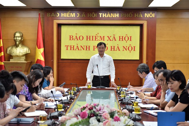 BHXH TP Hà Nội tổ chức hội nghị triển khai nhiệm vụ tháng 8/2023 - Ảnh 1.