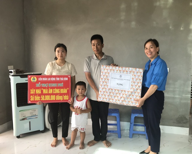 Thái Bình: Hỗ trợ 170 triệu đồng cho 04 đoàn viên xây, sửa nhà mái ấm - Ảnh 3.